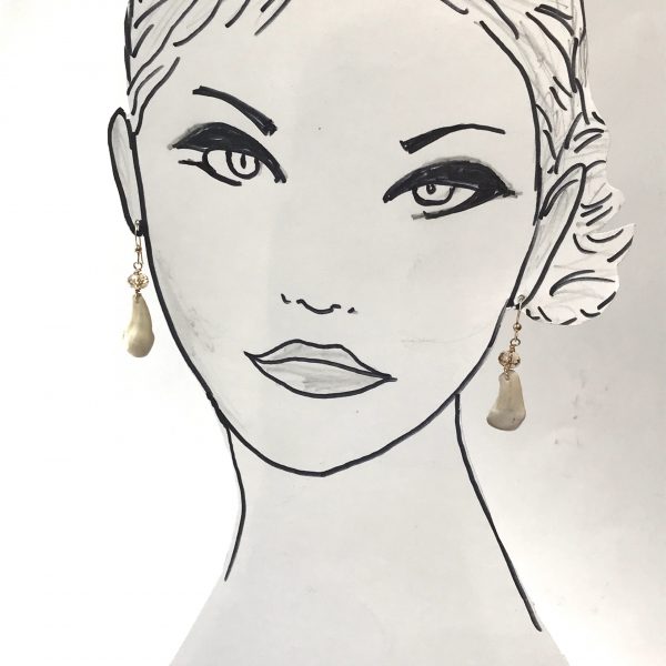 Photo of Elk Ivory earrings