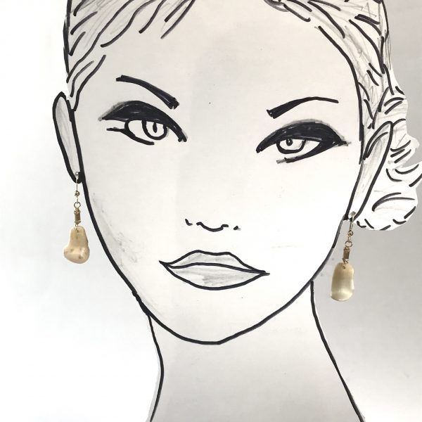 Photo of Elk Ivory earrings