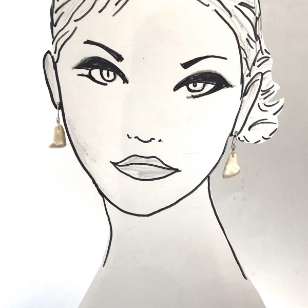Photo of Elk Ivory earrings