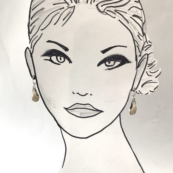 Photo of Elk Ivory earrings