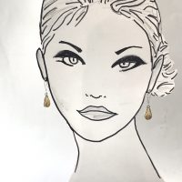 Photo of Elk Ivory earrings